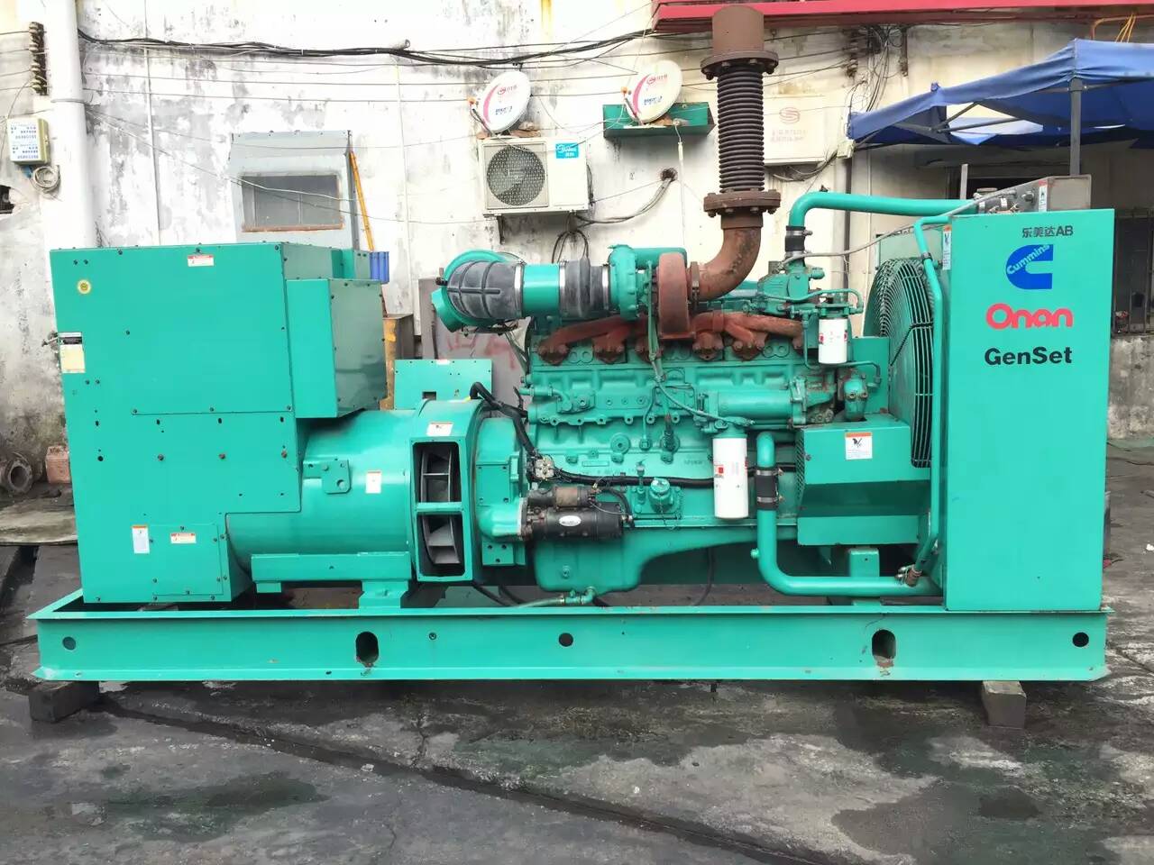 扎赉诺尔租赁发电机-柴油发电机不正常冒烟的原因